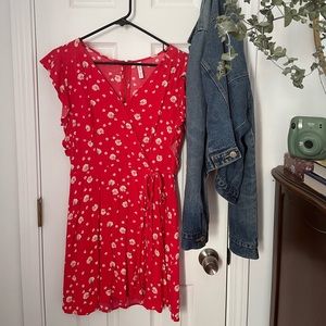 Target Red Floral Dress